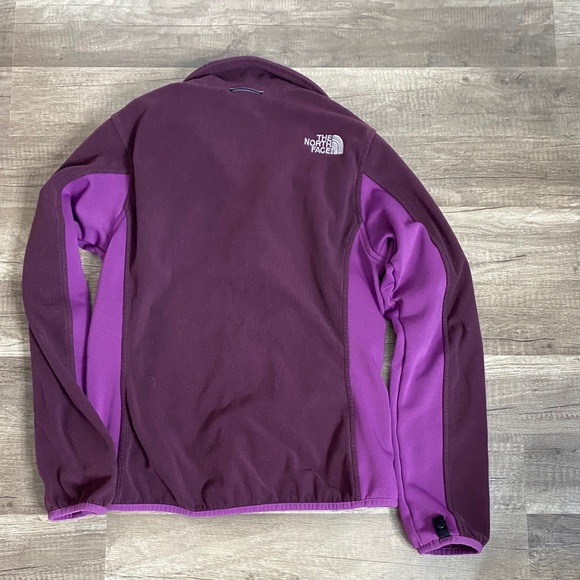 The North Face two toned purple fleece zip up xs - Picture 4 of 4